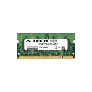 HP 500577-001 2GB DDR2-800/PC2-6400 SODIMM 200-Pin CL6 Dual Rank X8 Non-ECC Unbuffered Memory Module HP Part Number: 500577-001  - New