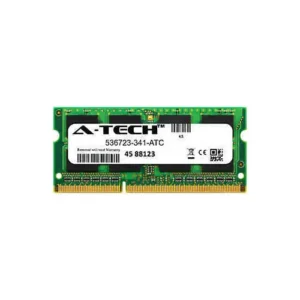 HP 536723-341 2GB DDR3-1333/PC3-10600 SODIMM 204-Pin CL9 Single Rank X8 Non-ECC Unbuffered Memory Module HP Part Number: 536723-341  - New