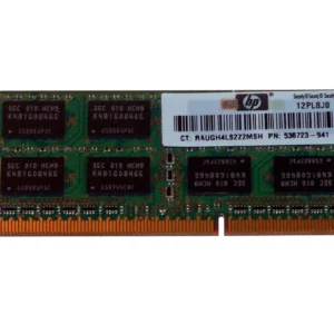 HP 536723-941 2GB DDR3-1333/PC3-10600 SODIMM 204-Pin CL9 Single Rank X8 Non-ECC Unbuffered Memory Module HP Part Number: 536723-941  - New