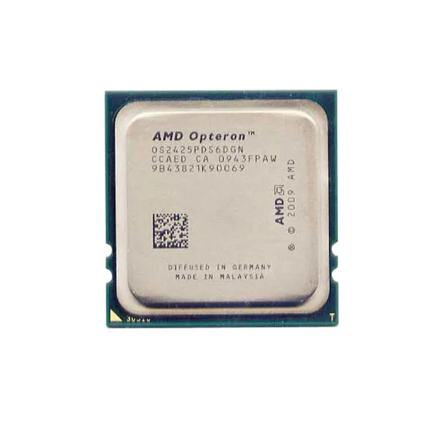 HP 539684-001 2.10GHz 2400MHz HTL 6MB L3 Cache Socket F AMD Opteron 2425 HE Hexa-Core (6 Core) Processor HP Part Number: 539684-001 - New