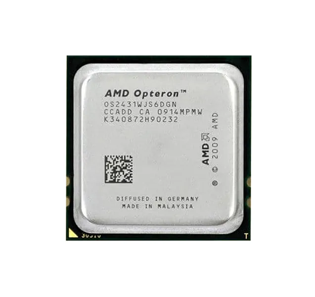 HP 570115-B21 2.40GHz 2400MHz HTL 6MB L3 Cache Socket F (1207) AMD Opteron 2431 Hexa-Core (6 Core) Processor HP Part Number: 570115-B21 - New