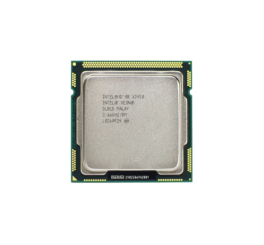 HP 578379-003 2.66GHz 2.50GT/S DMI 8MB L3 Cache Socket LGA1156 Intel Xeon X3450 Quad-Core (4 Core) Processor HP Part Number: 578379-003 - New