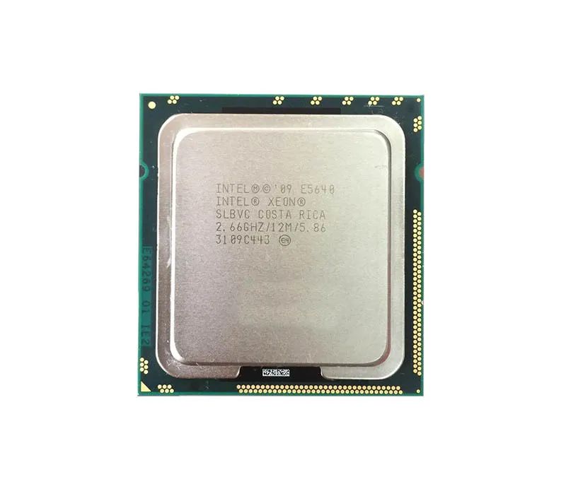 HP 594885-001 2.66GHz 5.86GT/S QPI 12MB L3 Cache Socket FCLGA1366 Intel Xeon E5640 Quad-Core (4 Core) Processor For ProLiant G6 Servers HP Part Number: 594885-001 - New