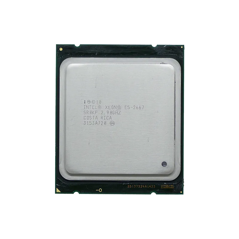 Dell 5YHHX 2.90GHz 8.00GT/S QPI 15MB L3 Cache Socket FCLGA2011 Intel Xeon E5-2667 Hexa-Core (6 Core) Processor Dell Part Number: 5YHHX - New