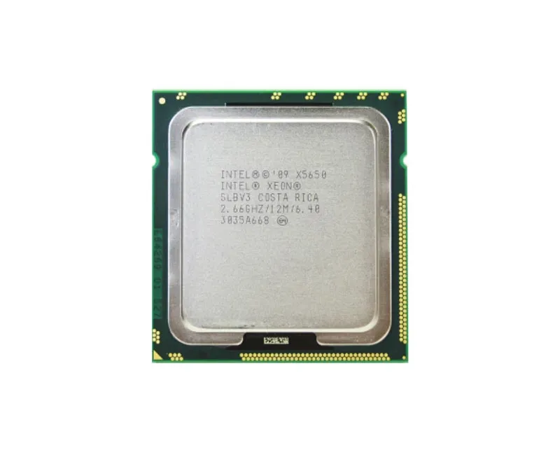 HP 601054-L21 2.66GHz 6.40GT/S QPI 12MB L3 Cache Socket FCLGA1366 Intel Xeon X5650 Hexa-Core (6 Core) Processor Kit For ProLiant ML330 G6 HP Part Number: 601054-L21 - New