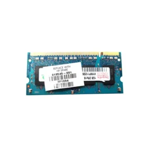 HP 619545-001 1GB DDR2-800/PC2-6400 SODIMM 200-Pin CL6 Dual Rank X8 Non-ECC Unbuffered Memory Module HP Part Number: 619545-001  - New