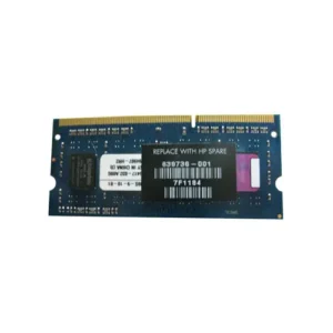 HP 639736-001 1GB DDR3-1333/PC3-10600 SODIMM 204-Pin CL9 Single Rank X8 Non-ECC Unbuffered Memory Module HP Part Number: 639736-001  - New