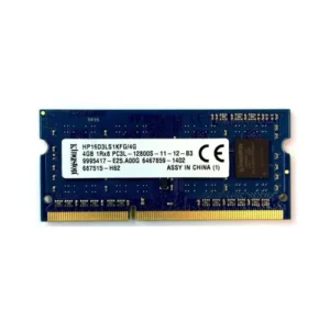 HP 687515-H62 4GB DDR3-1600/PC3-12800 SODIMM 204-Pin CL11 Single Rank X8 Non-ECC Unbuffered Memory Module HP Part Number: 687515-H62  - New