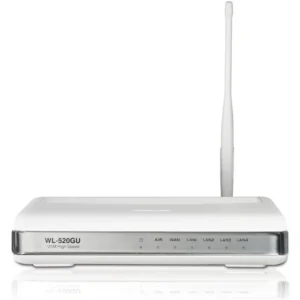 ASUS WL-520GU 125M Broad Range EZ Wireless Router W/ Printer Server Asus Part Number: WL-520GU - Refurbished