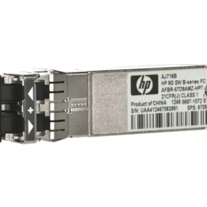 HP AJ716BLA B-Series 8Gb/S 8GBase-SR Multi-Mode Fibre 850nm 300m Fibre Channel Duplex LC Connector SFP+ Transceiver Module HP Part Number: AJ716BLA  - New