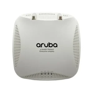 HP AP-204 Aruba 200 Series IEEE 802.11n/Ac 5GHz 867Mbit/S 1xPort PoE 10/100/1000Base-T 2xExternal Dual-Band Antennas Wireless Access Point HPE Part Number: AP-204  - Refurbished