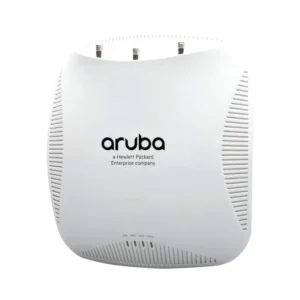 HP JW168AR Aruba 210 Series AP-214 IEEE 802.11n/Ac 5GHz 1300Mbit/S 1 X Port PoE+ 1000Base-T 3 X External Dual-Band Antennas Wireless Access Point HP Part Number: JW168AR  - Refurbished