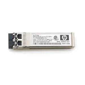 HPE AP824A 10Gb/S 10GBase-LR Single-Mode Fibre 1310nm 10km Fibre Channel Duplex LC Connector SFP+ Transceiver Module HPE Part Number: AP824A  - New