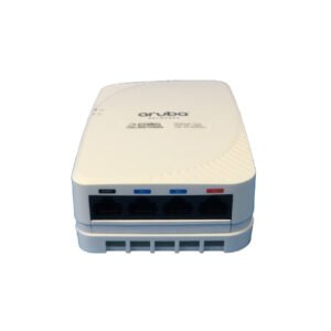 HPE APINH205 Aruba Instant 205H Series IAP-205H IEEE 802.11ac 5GHz 867Mbit/S 1 X Ports PoE 1000Base-T + 3 X Ports RJ-45 4 X Integrated Semi-Directional Antennas Wireless Access Point HPE Part Number: APINH205  - Refurbished