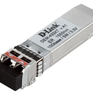 D-Link DEM-433XT 10Gb/S 10GBase-ER Single-Mode Fibre 1550nm 40km Duplex LC Connector SFP+ Transceiver Module D-Link Part Number: DEM-433XT  - New