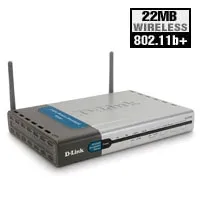 D-Link DI-714P+ AirPlus DI-714P+ IEEE 802.11b 22Mb/S 2.4GHz 4xPorts 10/100Mb/S LAN + 1xPort 10/100Mb/S WAN Wireless Router + Print Server D-Link Part Number: DI-714P+  - Refurbished