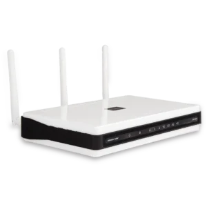 D-Link 4-Port 2.4GHz 10/100/100Base-T Gigabit Ethernet 802.11b/G/N Wireless Router D-Link Part Number: DIR-655/B - Refurbished