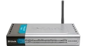 D-Link DVG-G1402S/B DVG-G1402S 4 X Ports 10/100Base-TX LAN + 1 X Port 10/100Base-TX WAN 54Mb/S IEEE 802.11b/G 2.4GHz Wireless VoIP Gateway Router D-Link Part Number: DVG-G1402S/B - Refurbished
