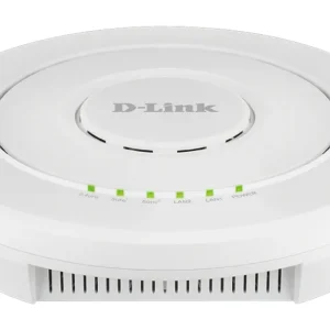 D-Link DWL-7620AP 1 X Ports PoE 10/100/1000Base-T +1 X Port GE 867Mbit/S 802.11ac 5GHz Wave 2 Tri-Band Wireless Access Point D-Link Part Number: DWL-7620AP  - Refurbished