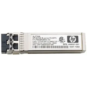 HP E7Y74A StoreFabric B-Series 1Gb/S 1000Base-LX Single-Mode Fibre 1310nm 10km Duplex LC Connector SFP Transceiver Module HP Part Number: E7Y74A  - New