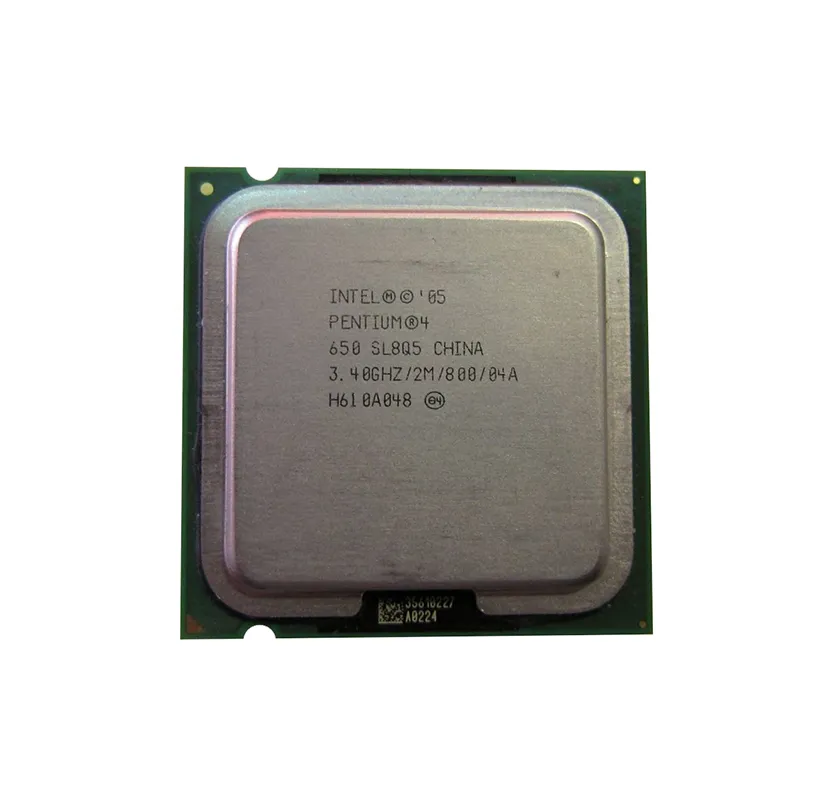 Dell F7146 3.40GHz 800MHz FSB 2MB L2 Cache Socket PLGA775 Intel Pentium 4 650 Single-Core (1 Core) Processor Dell Part Number: F7146 - New