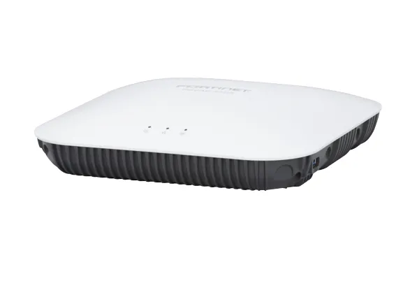 Fortinet FortiAP FAP-431G Tri-Band Wi-Fi-6E 802.11ax 6GHz 4.8 Gbps 2 X RJ-45 Ports 5GBase-T Wall Mount PoE Injector 9 X Internal Antennas Wireless Access Point Fortinet Part Number: FAP-431G-D - Refurbished
