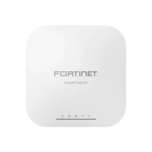 Fortinet FAP-U231F-K 5 X Internal Antennas 2 X Network RJ-45 GE PoE Ports 2.91 Gbit/S 802.11ax Wireless Access Point Fortinet Part Number: FAP-U231F-K  - Refurbished