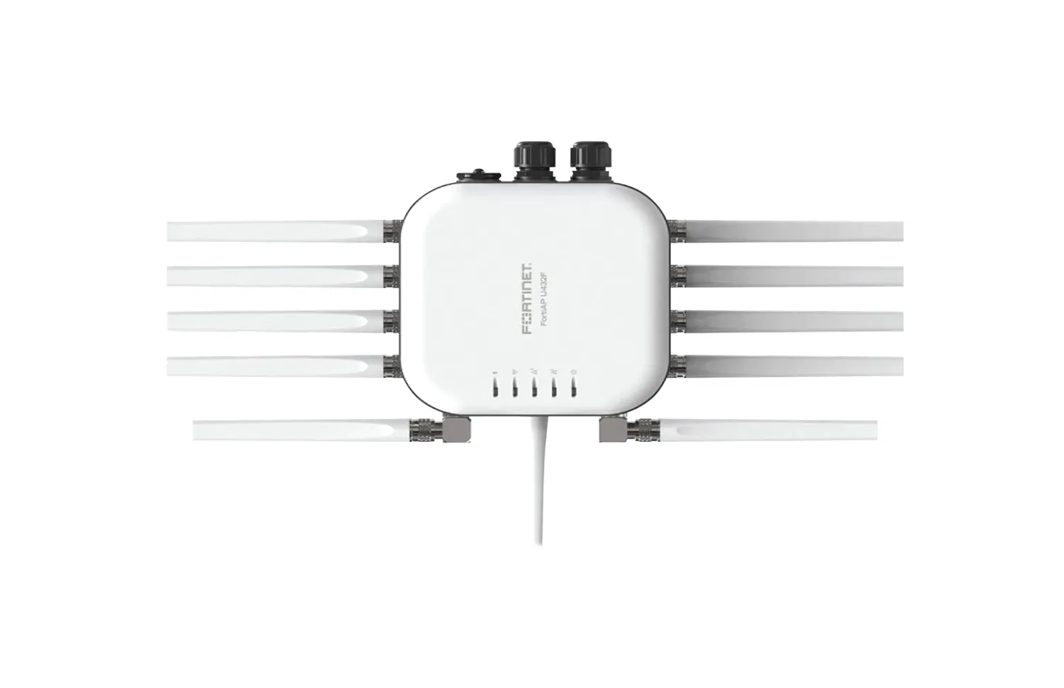 Fortinet FAP-U432F-T 10x Ext Ant 1x 1000Base-T (PoE) RJ-45 Ports 1x 1/2.5GBase-T RJ-45, 1x RS-232 RJ45 PoE Wireless Access Point Fortinet Part Number: FAP-U432F-T - Refurbished