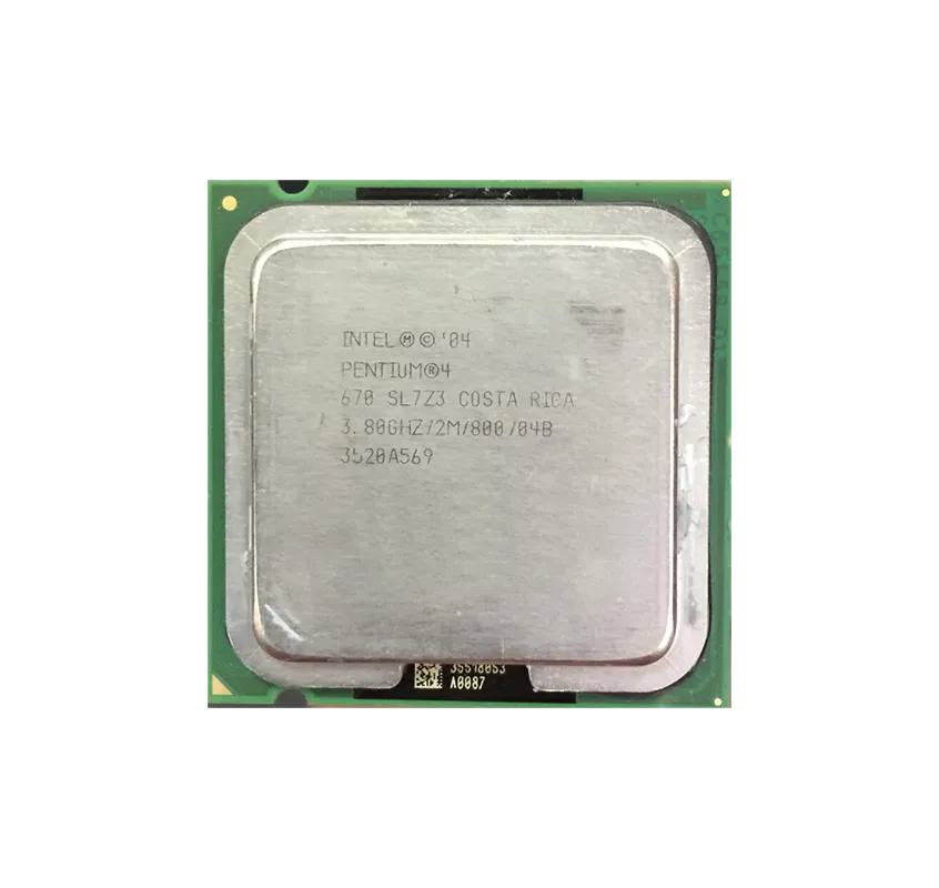 Dell FC071 3.80GHz 800MHz FSB 2MB L2 Cache Socket PLGA775 Intel Pentium 4 670 Single-Core (1 Core) Processor Dell Part Number: FC071 - New