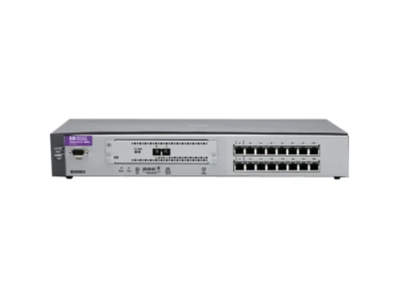 HP J4120-60003 ProCurve 1600M 16 Ports 10/100Base-TX 1 X Expansion Slots Manageable Ethernet Switch HP Part Number: J4120-60003 - New