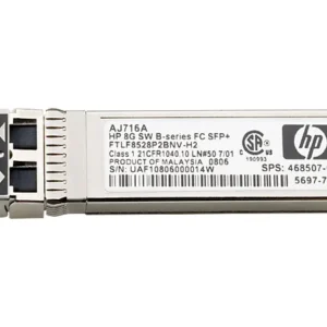HP J4132A ProCurve 1 X Port 1Gb/S 1000Base-LX Single-Mode Fibre 1310nm 10km Duplex SC Connector SFP Transceiver Module HP Part Number: J4132A  - New