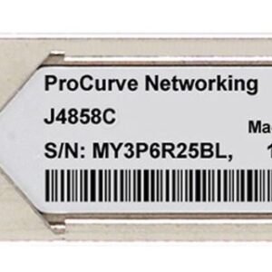 HPE J4858C ProCurve X121 1.25Gb/S 1000Base-SX Multi-Mode Fibre 850nm 550m Duplex LC Connector SFP Transceiver Module HPE Part Number: J4858C  - New