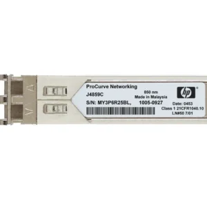 HP J4859C#ABA ProCurve X121 1Gb/S 1000Base-LX Single-Mode Fibre 1310nm 10km Duplex LC Connector SFP (Mini-GBIC) Transceiver Module HP Part Number: J4859C#ABA  - New