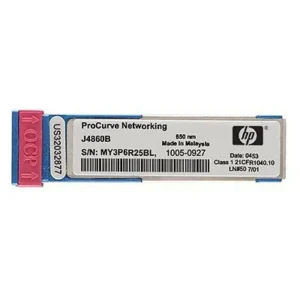 HP J4860C X121 1Gb/S 1000Base-LH Single-Mode Fibre 1550nm 70km Duplex LC Connector SFP Transceiver Module HP Part Number: J4860C  - New