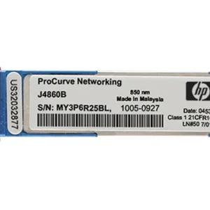 HP J4860CR ProCurve X121 1Gb/S 1000Base-ZX Single-Mode Fibre 1550nm 80km Duplex LC Connector SFP Transceiver Module HP Part Number: J4860CR  - New