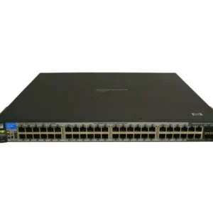 HP J9050A#ABA ProCurve 2900 Series 2900-48G 44 X RJ-45 Ports 10/100/1000Base-T + 2 X CX4 Ports + 2 X X2 Ports + 4 X Dual Personality RJ-45/SFP (Mini-GBIC) Ports Layer 3 Managed Rack-Mountable Gigabit Ethernet Network Switch HP Part Number: J9050A#ABA  - New