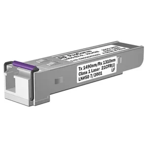 HP J9142B ProCurve X122 1Gb/S 1000Base-BX-D Single-Mode Fibre 1490nm-TX/1310nm-RX 120km LC Connector SFP (Mini-GBIC) Transceiver Module HP Part Number: J9142B  - New