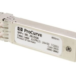 HPE J9150A Aruba X132 10Gb/S 10GBase-SR Multi-Mode Fibre 850nm 300m Duplex LC Connector SFP+ Transceiver Module HPE Part Number: J9150A  - New