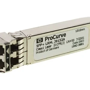 HP J9152AR Aruba X132 10Gb/S 10GBase-LRM Multi-Mode Fibre 1310nm 220m Duplex LC Connector SFP+ Transceiver Module HPE Part Number: J9152AR  - New