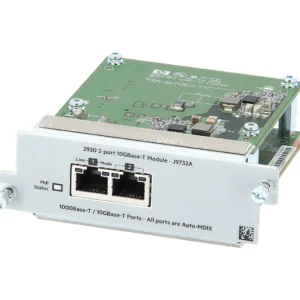HPE J9732AR Aruba 2920 Series 2 X Ports 10GBase-T 10Gb/S SFP+ Switch Module HPE Part Number: J9732AR - New