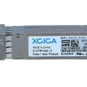 HP JD098-61201 X120 1Gb/S 1000Base-BX Single-Mode Fibre 1310nm-TX/1490nm-RX 10km LC Connector SFP Transceiver Module HP Part Number: JD098-61201  - New