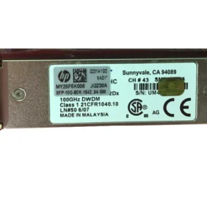 HP JG230AR ProCurve X180 10Gb/S 10GBase-DWDM Single-Mode Fibre 1542.94nm 80km LC Connector XFP Transceiver Module HP Part Number: JG230AR  - New