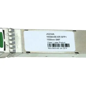 HP JG234-61001 X130 10Gb/S 10GBase-ER Single-Mode Fibre 1550nm 40km Duplex LC Connector SFP+ Transceiver Module HP Part Number: JG234-61001  - New