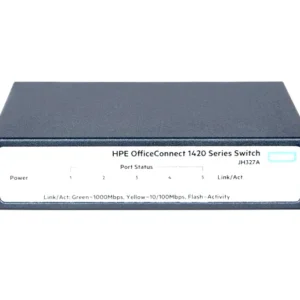 HP JH327-61001 OfficeConnect 1420 Series 1420 5G 5xRJ-45 Ports 10/100/1000Base-T Layer2 Unmanaged Gigabit Ethernet Switch HPE Part Number: JH327-61001  - New
