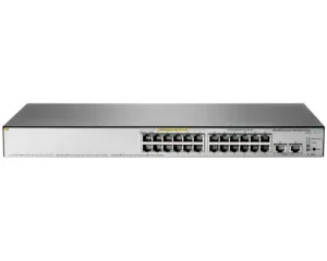 HP JL172AR OfficeConnect 1850 Series 1850 24G 2XGT PoE+ 12 X RJ-45 Ports PoE+ 10/100/1000Base-T + 12 X RJ-45 Ports + 2 X Combo Copper Gigabit SFP+ Ports Layer 2 Managed Rack-Mountable Gigabit Ethernet Network Switch HPE Part Number: JL172AR  - New