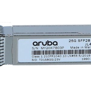 HPE JL485-61001 Aruba 25Gb/S 25GBase-ESR Multi-Mode Fibre 850nm 400m Fibre LC Connector SFP28 Transceiver Module HPE Part Number: JL485-61001  - New