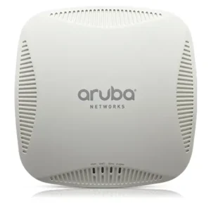 HP JW163A Aruba 200 Series AP-204 IEEE 802.11n/Ac 5GHz 867Mbit/S 1xPort PoE 1000Base-T 2xExternal Dual-Band Antennas Wireless Access Point HPE Part Number: JW163A  - Refurbished