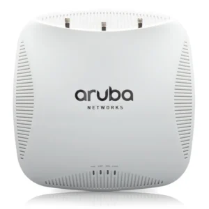 HP JW168-61001 Aruba 210 Series AP-214 IEEE 802.11n/Ac 5GHz 1300Mbit/S 1 X Port PoE+ 1000Base-T 3 X External Dual-Band Antennas Wireless Access Point HP Part Number: JW168-61001  - Refurbished