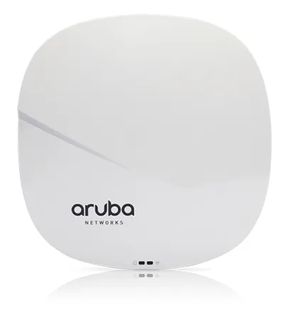 HP JW185A Aruba 320 Series AP-324 IEEE 802.11n/Ac 5GHz 1733Mbit/S 2xPorts PoE 1000Base-T 4xExternal Dual-Band Antennas Wireless Access Point HPE Part Number: JW185A - Refurbished