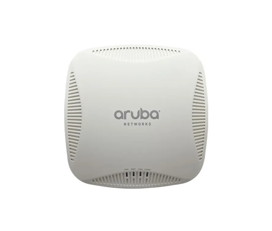 HP JY856A Aruba Instant 200 Series IAP-204 IEEE 802.11n/Ac 5GHz 867Mbit/S 1 X Port 10/100/1000Base-T 2 X External Dual-Band Antennas Wireless Access Point HPE Part Number: JY856A - New